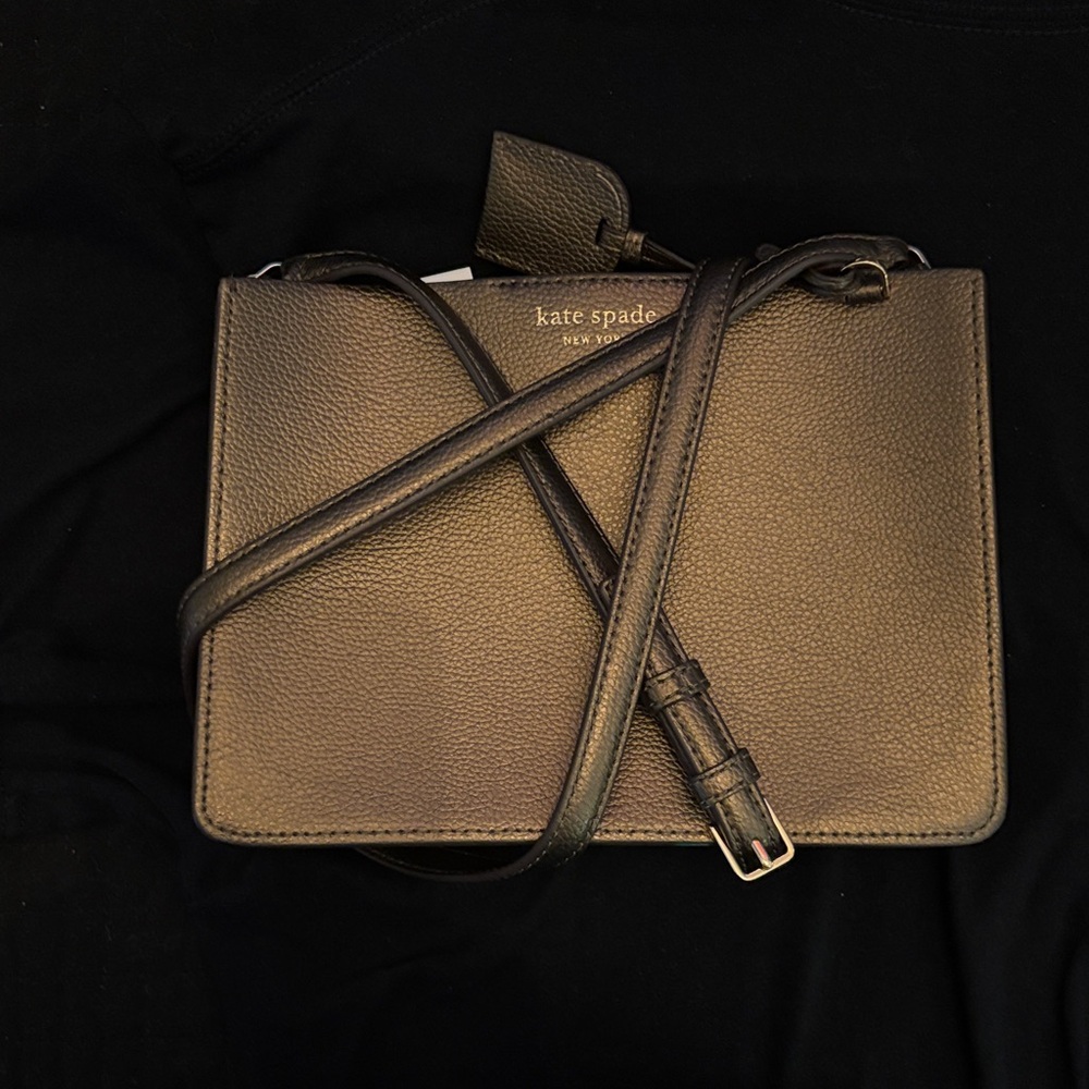 Kate Spade Olive Green Leather Crossbody